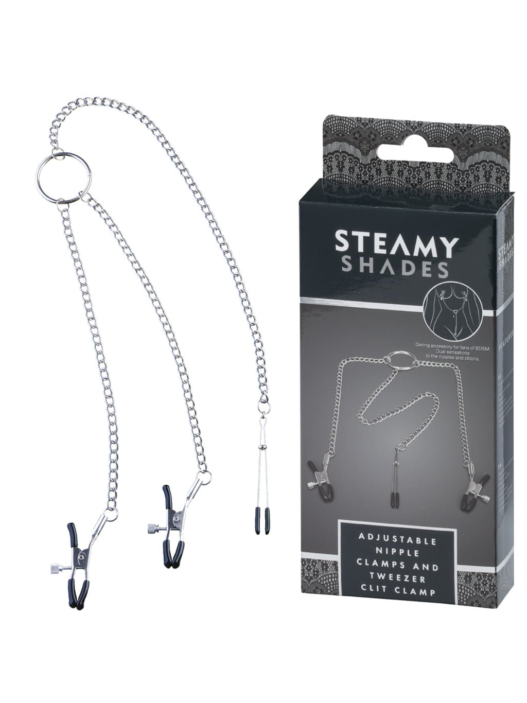 Steamy Shades Adjustable Nipple Clit Clamps